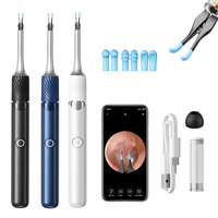 Visual Ear Cleaner with Camera Ear Wax Removal Tool with Ear Pick & Tweezers 12 Megapixels 6 Ear Spoons Earwax Removal Ears Care