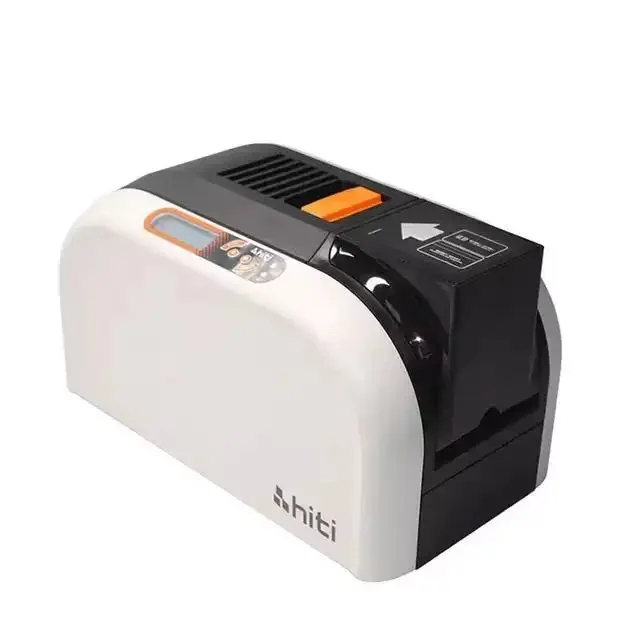 

Hiti cs220e Plastic id Card Printer Machine Color Plastic Cards Printing Business Both Side Badge Student PVC Card Photo Maker