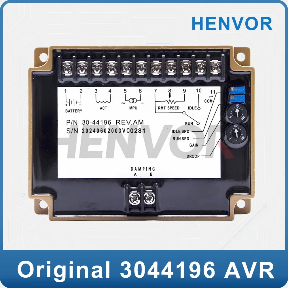 

Diesel Generator Set Accessories Electronic Governor 3044196 Start Idle Remote Speed Control Controller