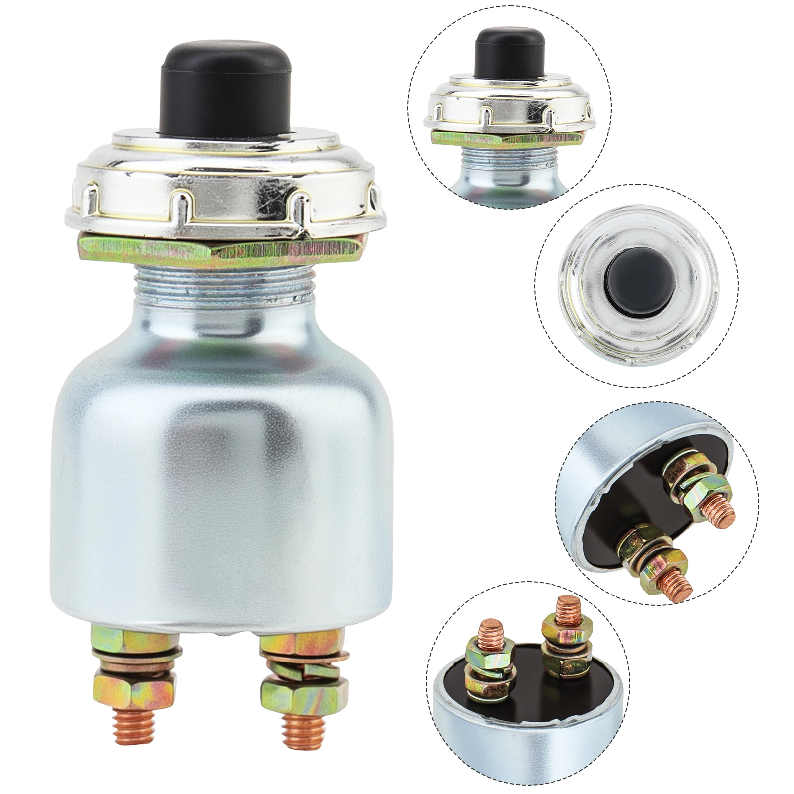 12V JK260 Truck Engine Start Push Button Switch, Wear-resistant Ignition Starter