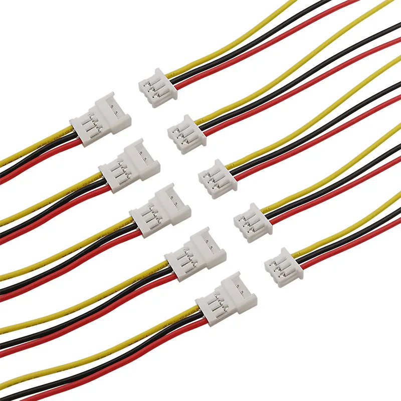 10/5 çift mikro JST 1.25mm zift 3 Pin erkek fiş dişi Jack tel kablo konektörü JST Terminal elektronik teller uzunluğu 15CM