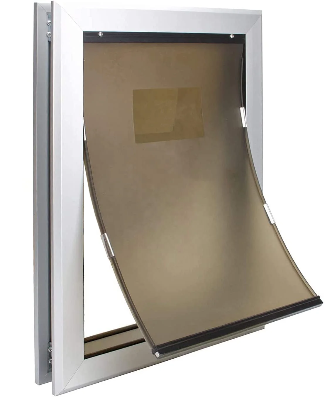 

Environmentally Pet Cat Dog Gates for Houses to Protect Pets From the Elements-Weatherproof Aluminum Pet Door With Magnetic Flap