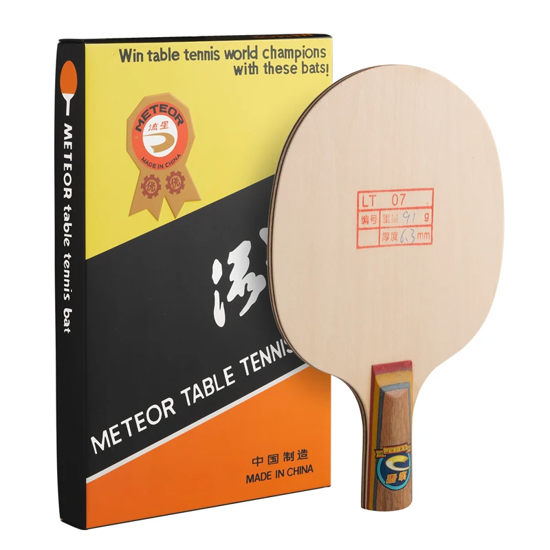 METEOR LT07 LT08 LT10 Classic Remake Version Table Tennis Blade Unique Biotech Gluing Racket Old Fashion Ping Pong Paddle