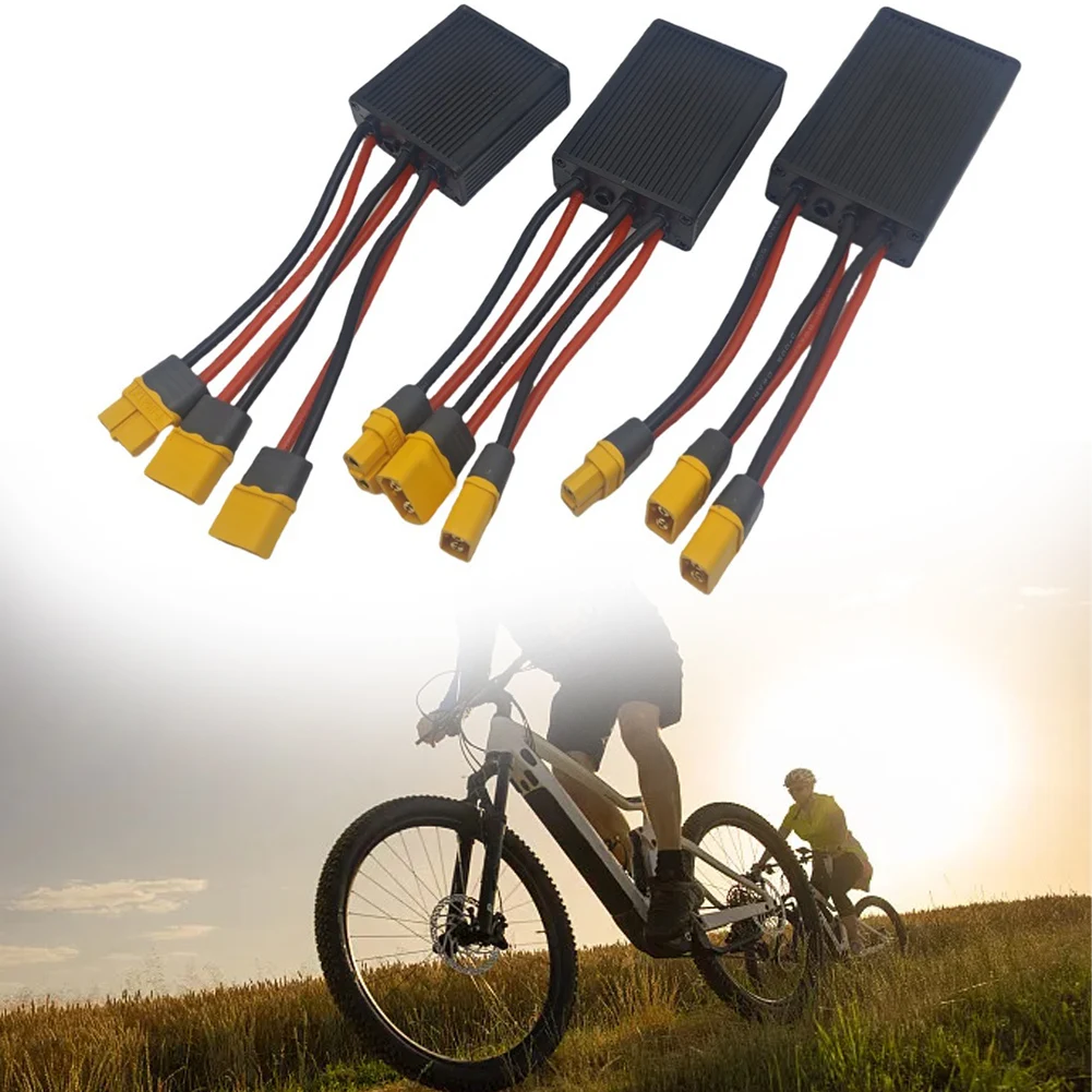 Electric Bicycle Battery Connection Adapter Switcher Module 20V-72V 20-40A 2 Lithium Battery Parallel Module For E-bike Scooter