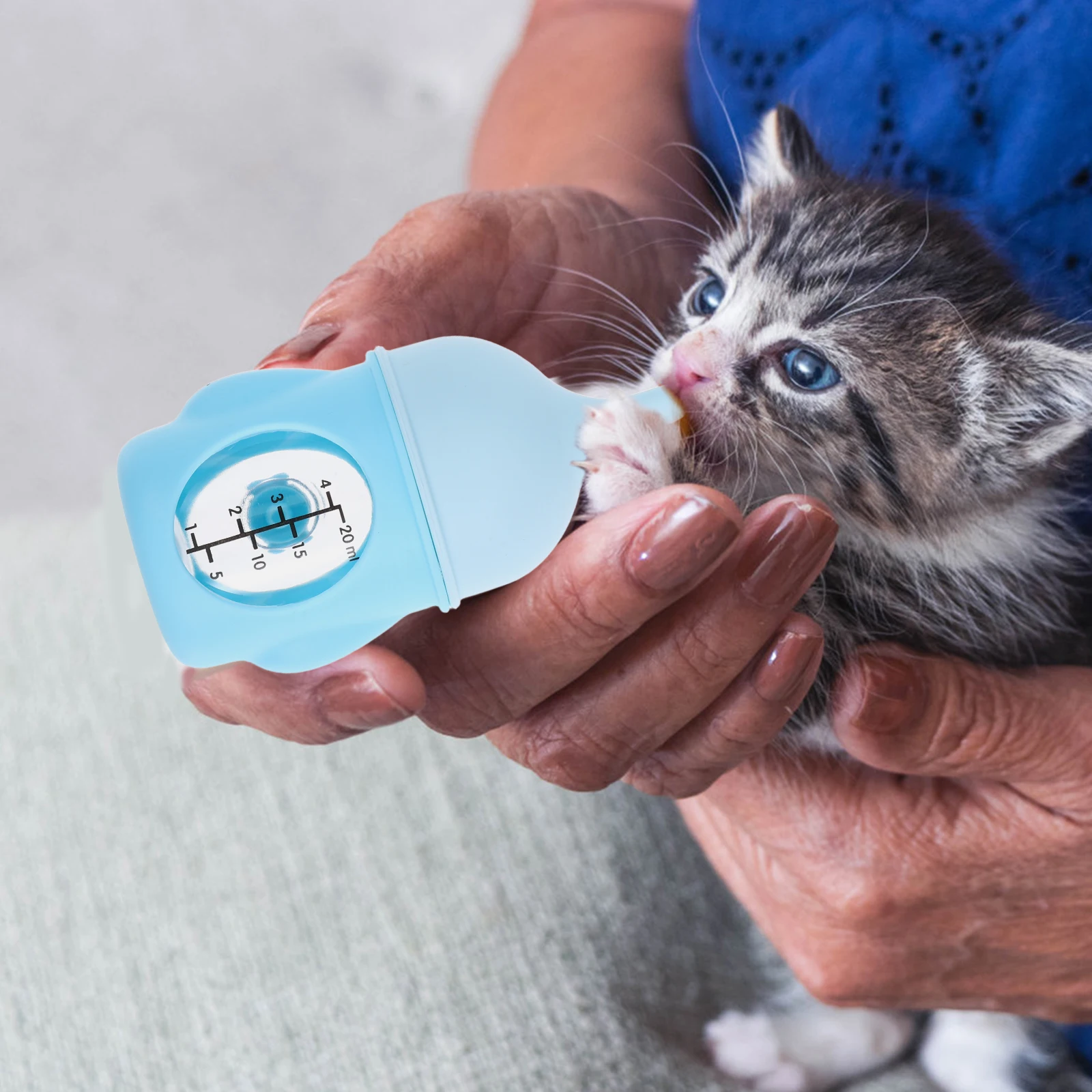 

Pet Bottle Cat Feeding Dog Bottles Nursing Kitten Feeder Silica Gel for Puppies