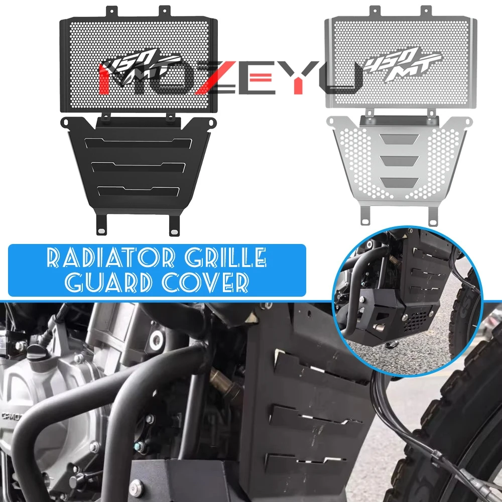 

Radiator Guard And Engine Guard Protector FOR CFMOTO 450MT 2024-2025-2026 Radiator Guard and Cylinder Head Guard Complete Set