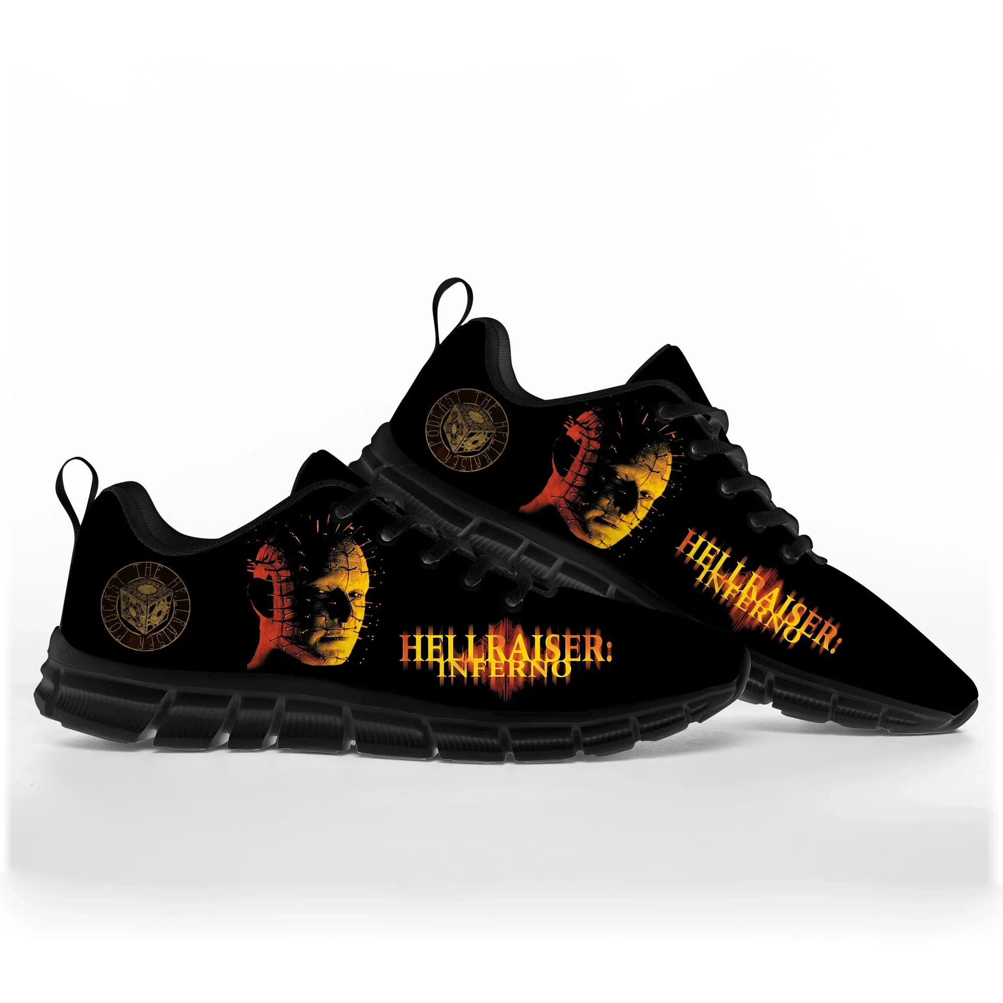 Hellraiser Movie Pinhead Horror Halloween scarpe sportive uomo donna adolescente bambini bambini Sneakers scarpe da coppia di qualità personalizzata