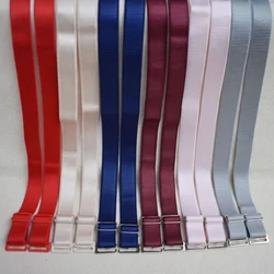 Shoulder Bra Straps Replacement 15mm 18mm Width Elastic Adjustable Removable Multi Color Lady Bra Strap Accessories Lingerie