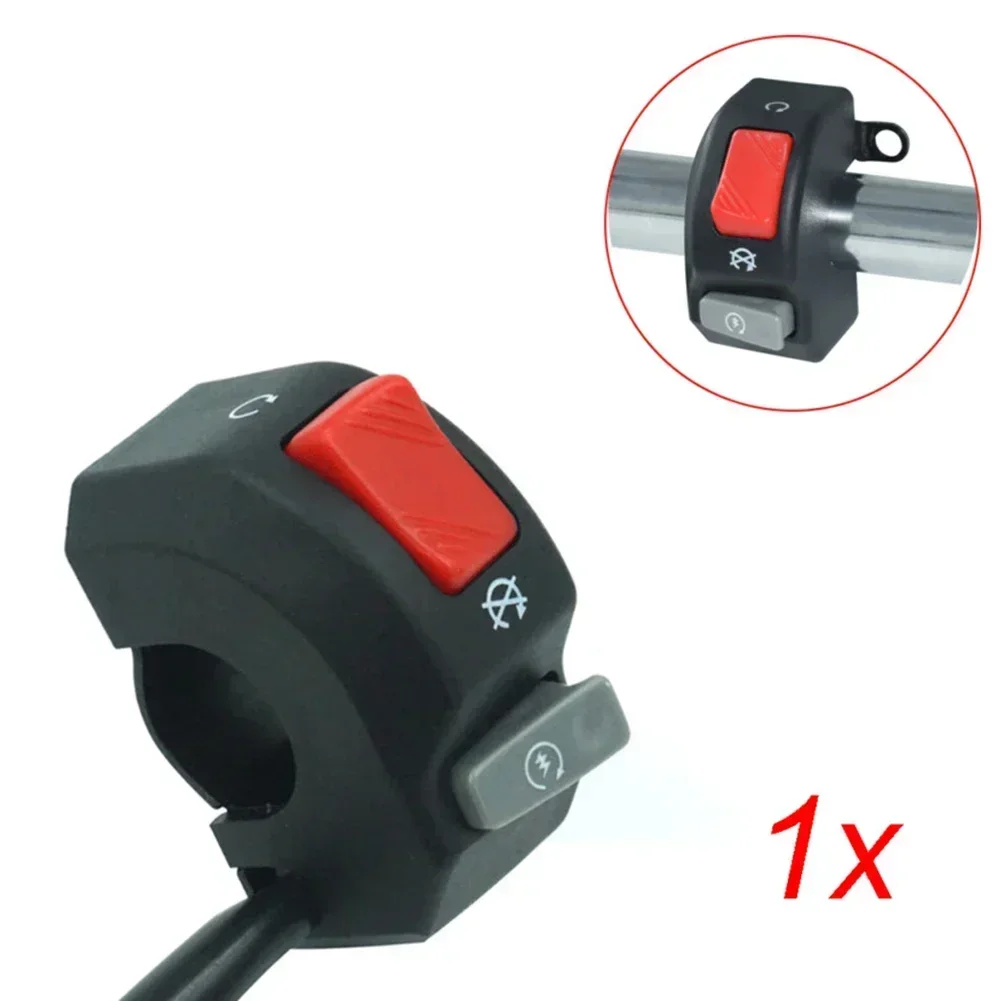 Universal Motorcycle Handlebar Flameout Switch Connector ON OFF Moto Light Switch Button For Scooter Motorbike Acessories