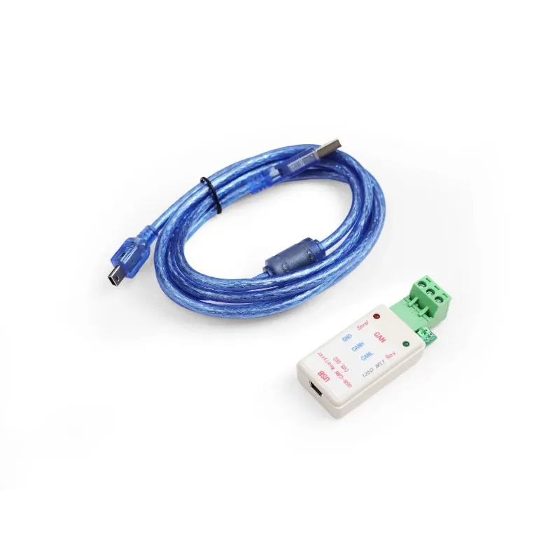 USB to CAN Analyzer Adapter (V8.00) with USB Cable, Collect CAN-BUS Data, Supports CAN2.0A & CAN2.0B