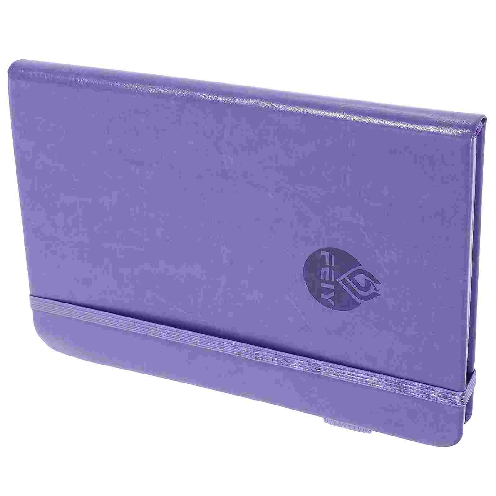 

The Notebook Password Record Home Phone Telephone Versatile Address Organizer for Numbers Portable Violet Addresses Office