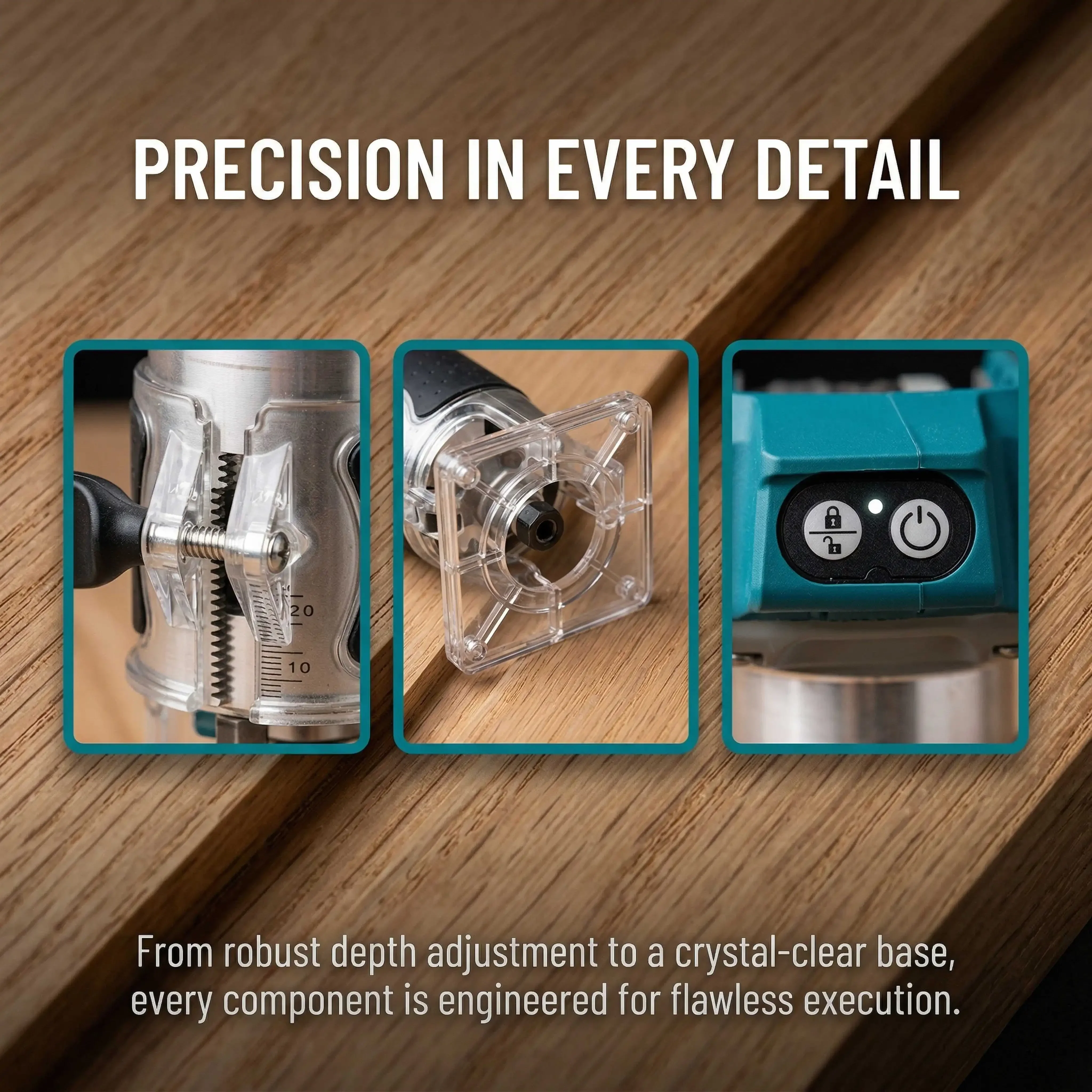 Makita 18V LXT Brushless Trimmer DRT50 Cordless Milling Machine For Household Edge Shaping Grooving Woodworking Tasks