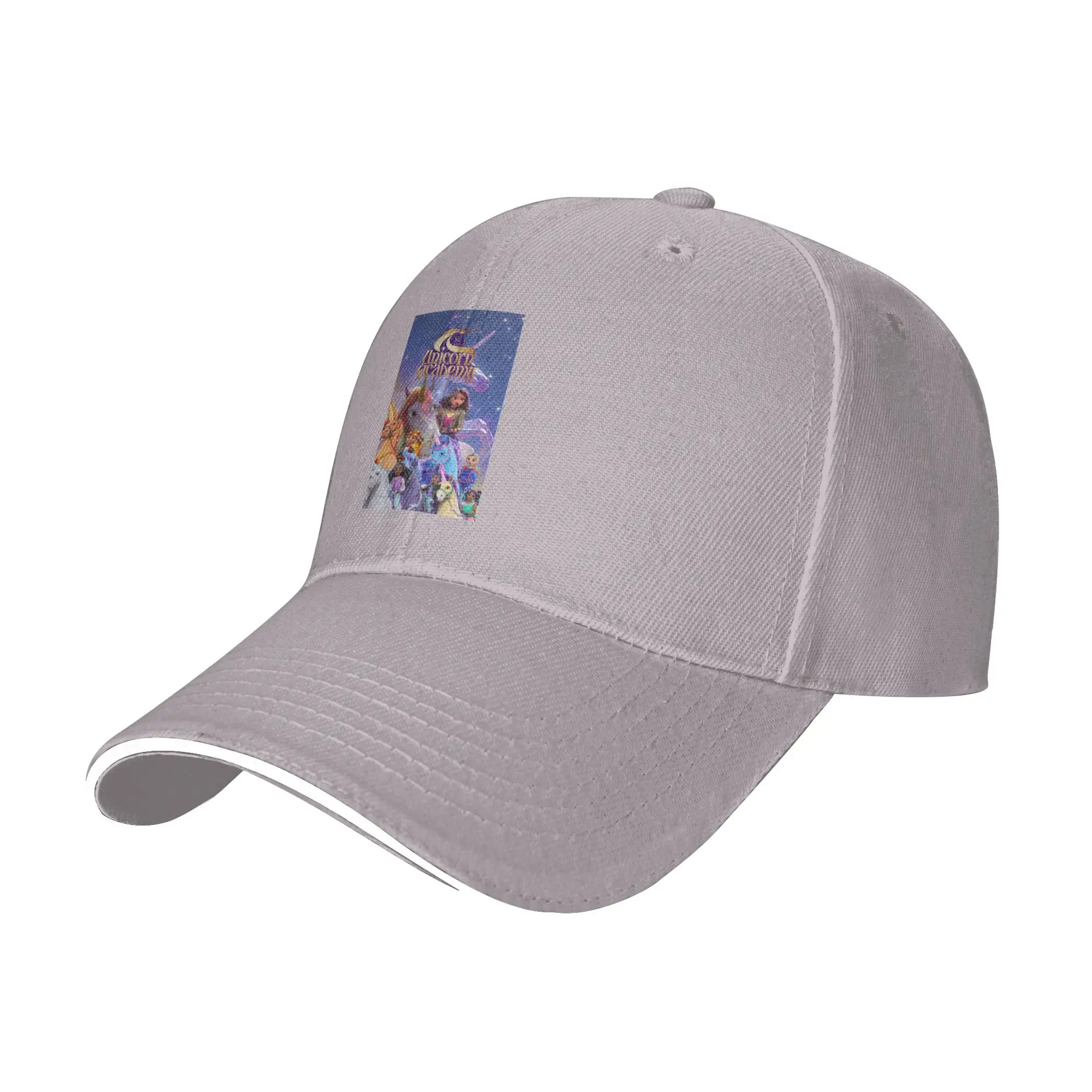 Unicorn Academy Cap Fashion Casual Baseball Caps Adjustable Hat Hip Hop Summer Unisex Baseball Hats Customizable Polychromatic