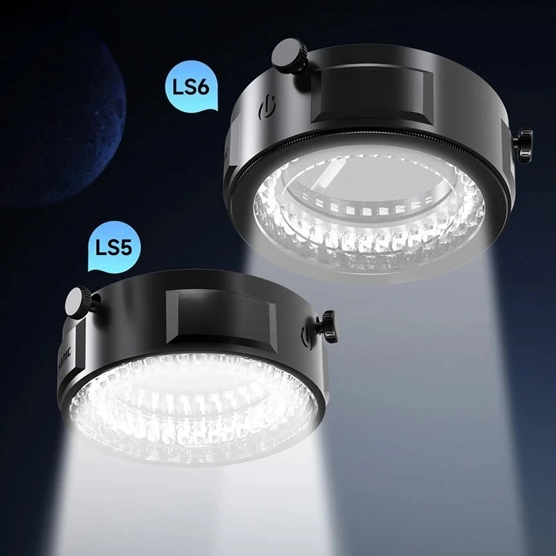 LS5 LS6 Microscope Ring Light 84 LED Supplementary Lamp for Stereo Microscope Camera