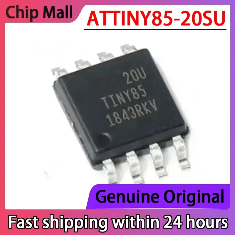 

2 шт. ATTINY85-20SU TINY85 SMT SOIC-8 микроконтроллер оригинальный однокристальный микрокомпьютер
