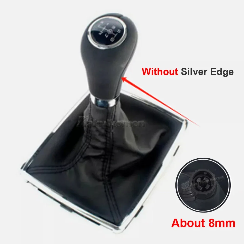 Autoteile 6-Gang-Schalthebelknauf mit PU-Ledermanschette für Mercedes Benz W204 C204 C63 C300 C250 W207 A207 W212 2008-2014 – Detail 10
