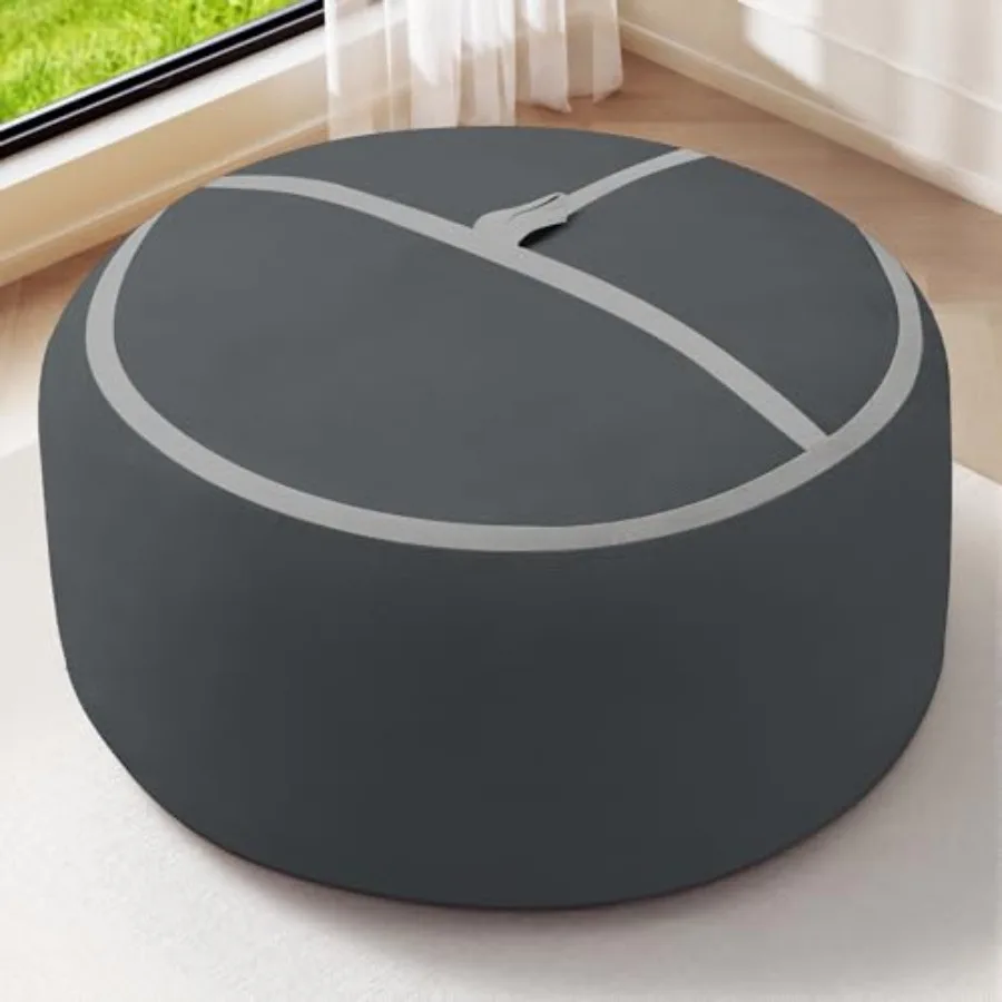 

Кресло-мешок 3 фута Большое кресло-мешок со съемным чехлом Удобное кресло-мешок с наполнителем из пены с эффектом памяти Диван-мешок для Liv