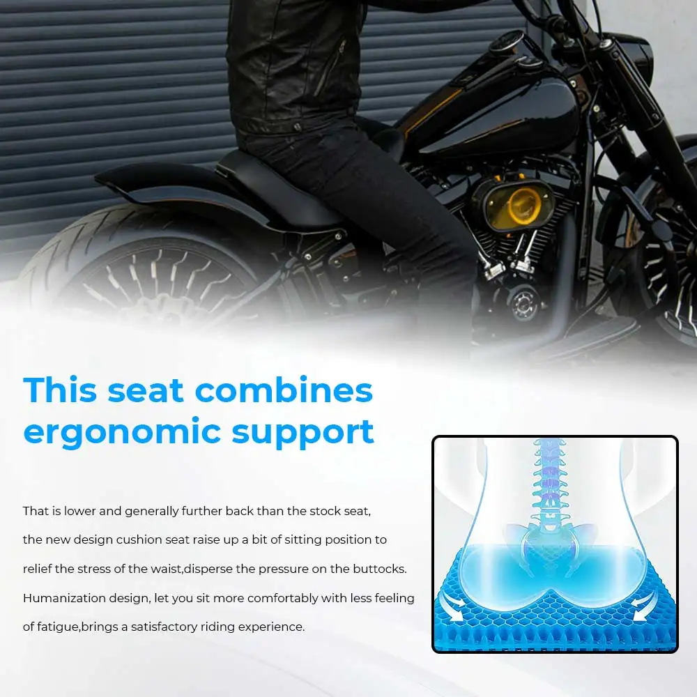 Motorcycle Solo Driver Diamond Seat For Harley Softail Fat Boy Breakout Street Bob Fat Bob Slim Low Rider Sports Glide 2018-up