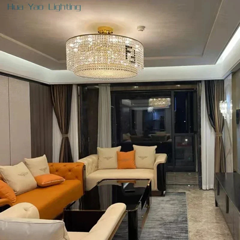 

Роскошные подвесные светильники в скандинавском стиле для гостиной, современный хрустальный подвесной светильник в вестибюле отеля, оригинальное внутреннее освещение, канделябры HBCL