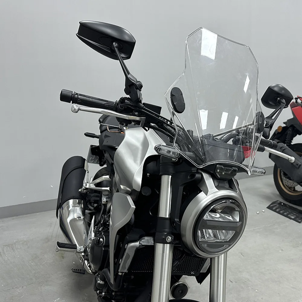 Universal Motorcycle Front Windscreen Windshield Wind Deflector FOR HONDA Rebel CMX CL 500 300 250 1100 DCT/S FOR Street Bikes