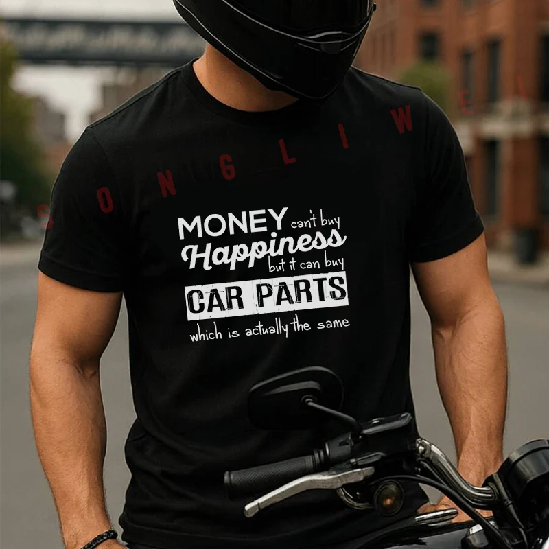 

Summer Funny Car Parts Gift Print T-Shirt Men Women Moto Breathable Quick Drying Racing Suit Short Sleeved Sports T Shirt