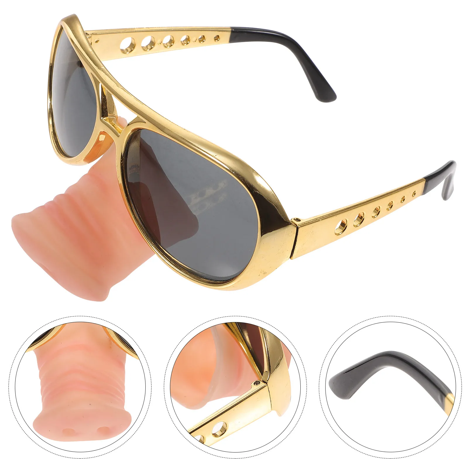 

Забавные очки-свиной нос для Хэллоуина, карнавала, Рождества, Пасхи, Нового года, маскарада, праздничных мероприятий для взрослых и детей