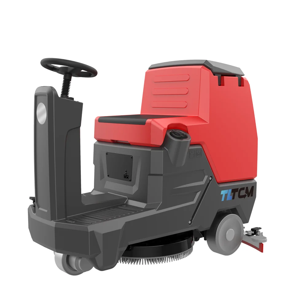 TLERA New Model Seat Behind Floor Scrubber For Airport Cleaning Scrubber Machine With CE Certificate