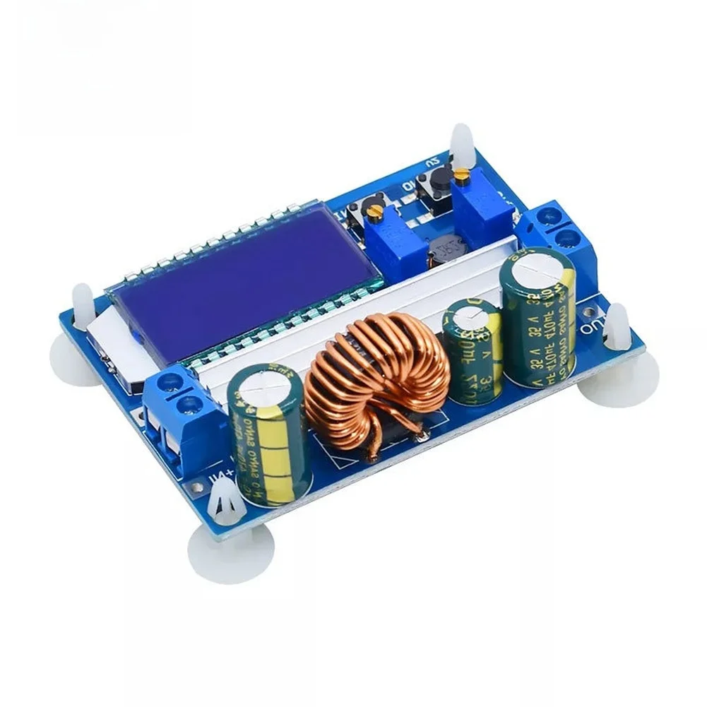 DC-DC Adjustable Boost Converter with Real-Time LCD Display Input/Output Voltage Current Monitoring 5.5-30V In 0.5-30V Out