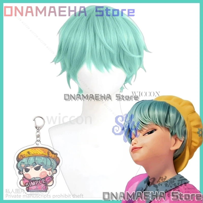 

Anime Movie Kpop Demon Saja Boys Baby Saja Cosplay Korea Kawaii Boys Mint Green Y2K Fashion Wigs Jirai Kei Resistant Halloween