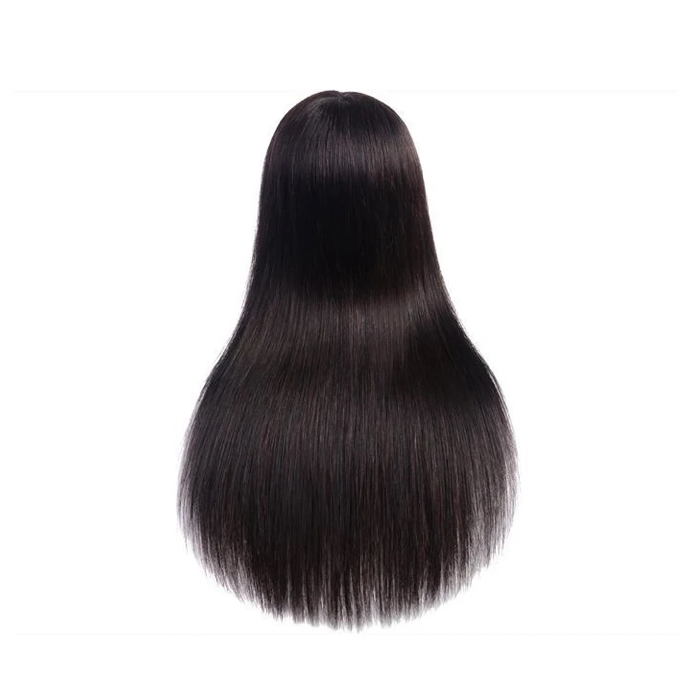 Head model: 100% authentic hair, apprentice haircut, doll head, can be ironed and dyed, styling, hairdressing, model head.