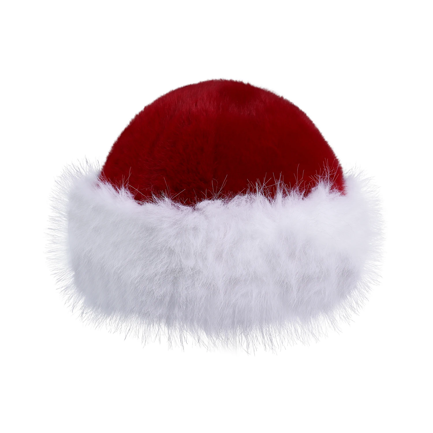 Outfly Kerst Pluche Kapje Pluizig Warm Materiaal voor Herfst Winter Buitensporten Reizen Dagelijks Vrije tijd Ideaal cadeau