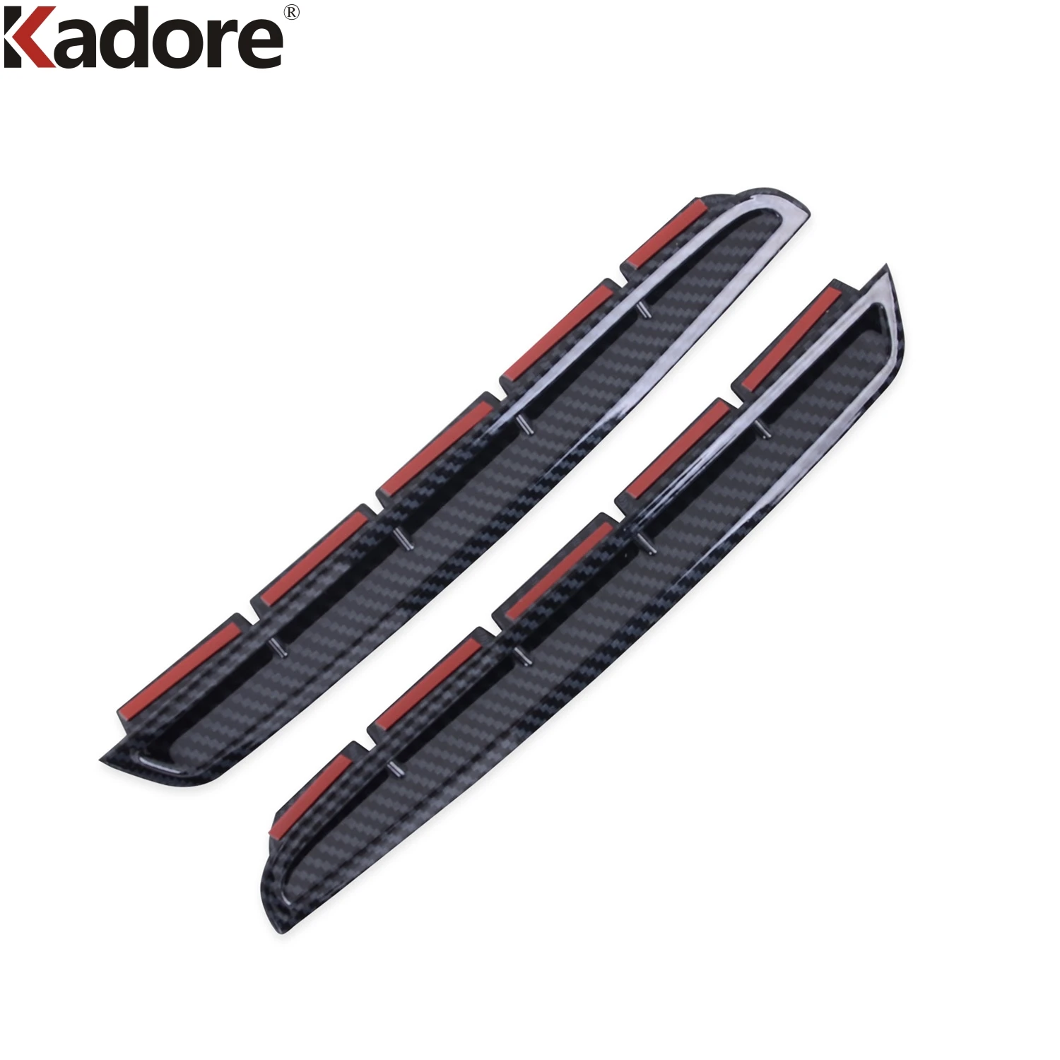 إكسسوارات لسيارة Hyundai Palisade 2023 2024 مصنوعة من ألياف الكربون مصباح إضاءة أمامية للضباب غطاء للحاجب قصاصات للجفن