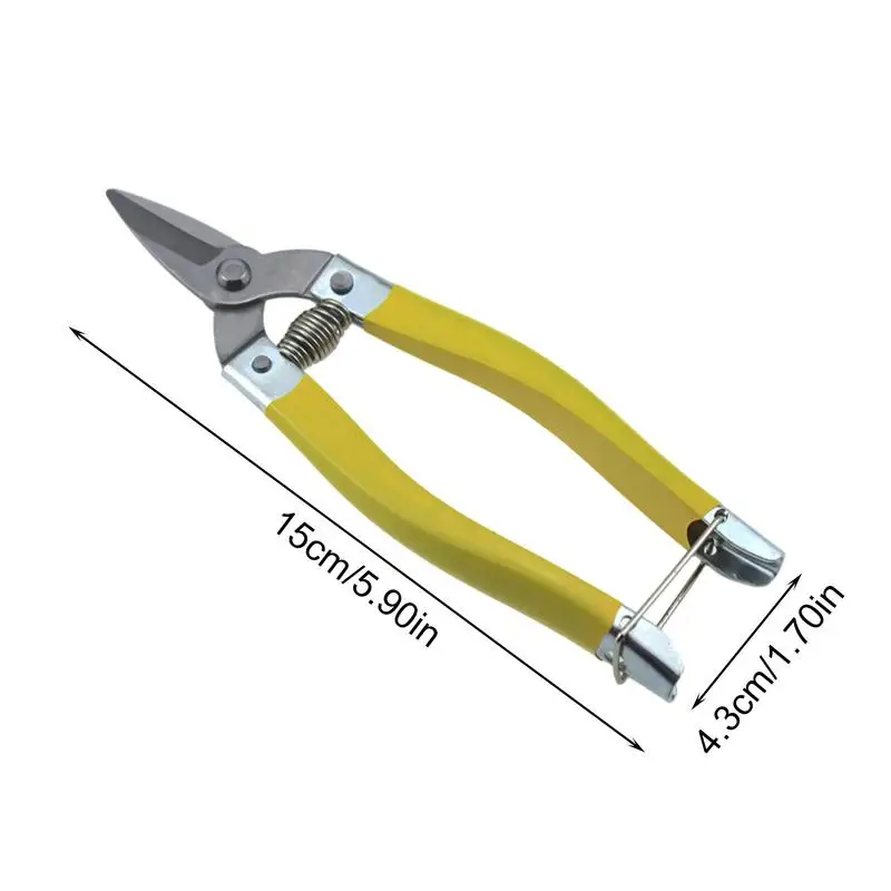 Bypass-Baums ch neider Anti-Rutsch-Hands chere mit bequemer Griffs chere zum Beschneiden von Garten obstbäumen Blumen