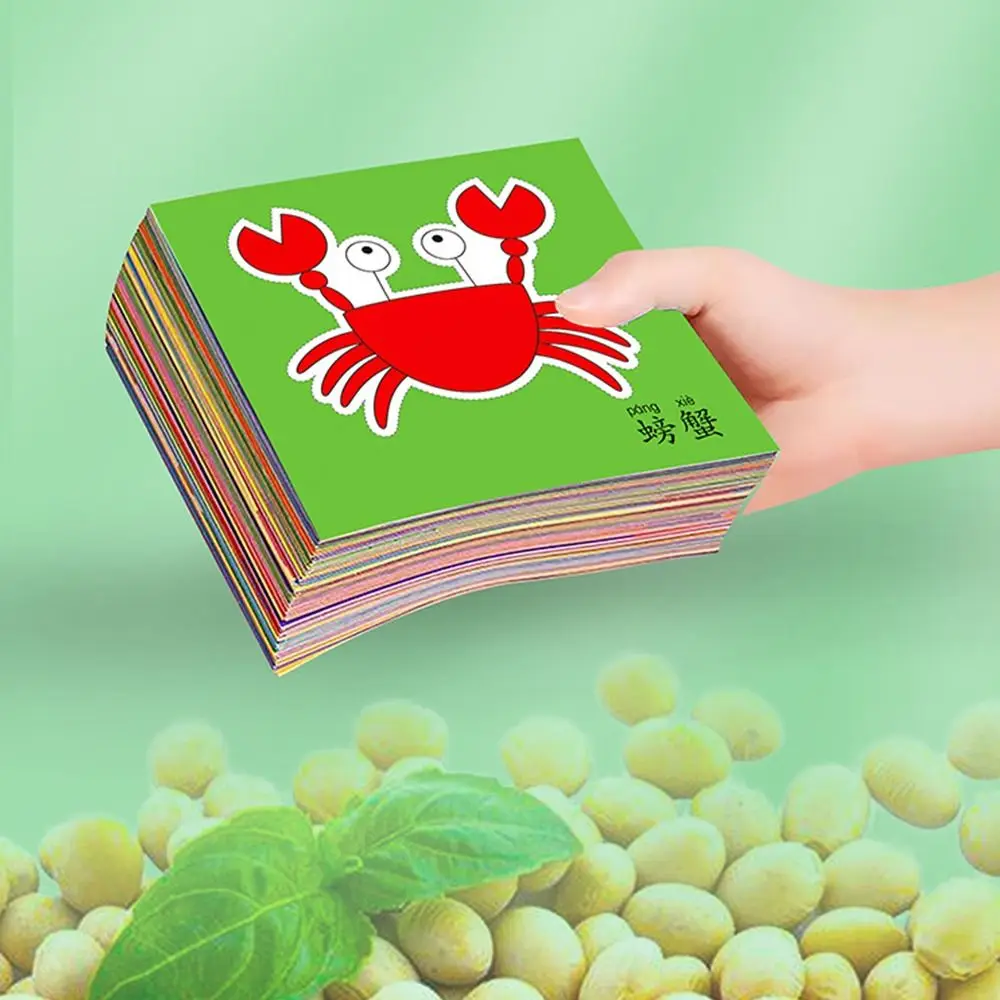 Multicolor Cut Paper Craft Toys Handmade Paper Cartoon Design Fun Paper-Cutting Toy 96PCS/Set Coloring Craft Paper Art Toys
