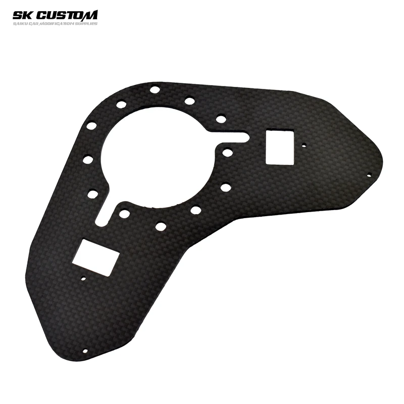 

The steering wheel button bracket for Honda Fit GK5 carbon fiber car modification multi-function control fixed bracket adapter