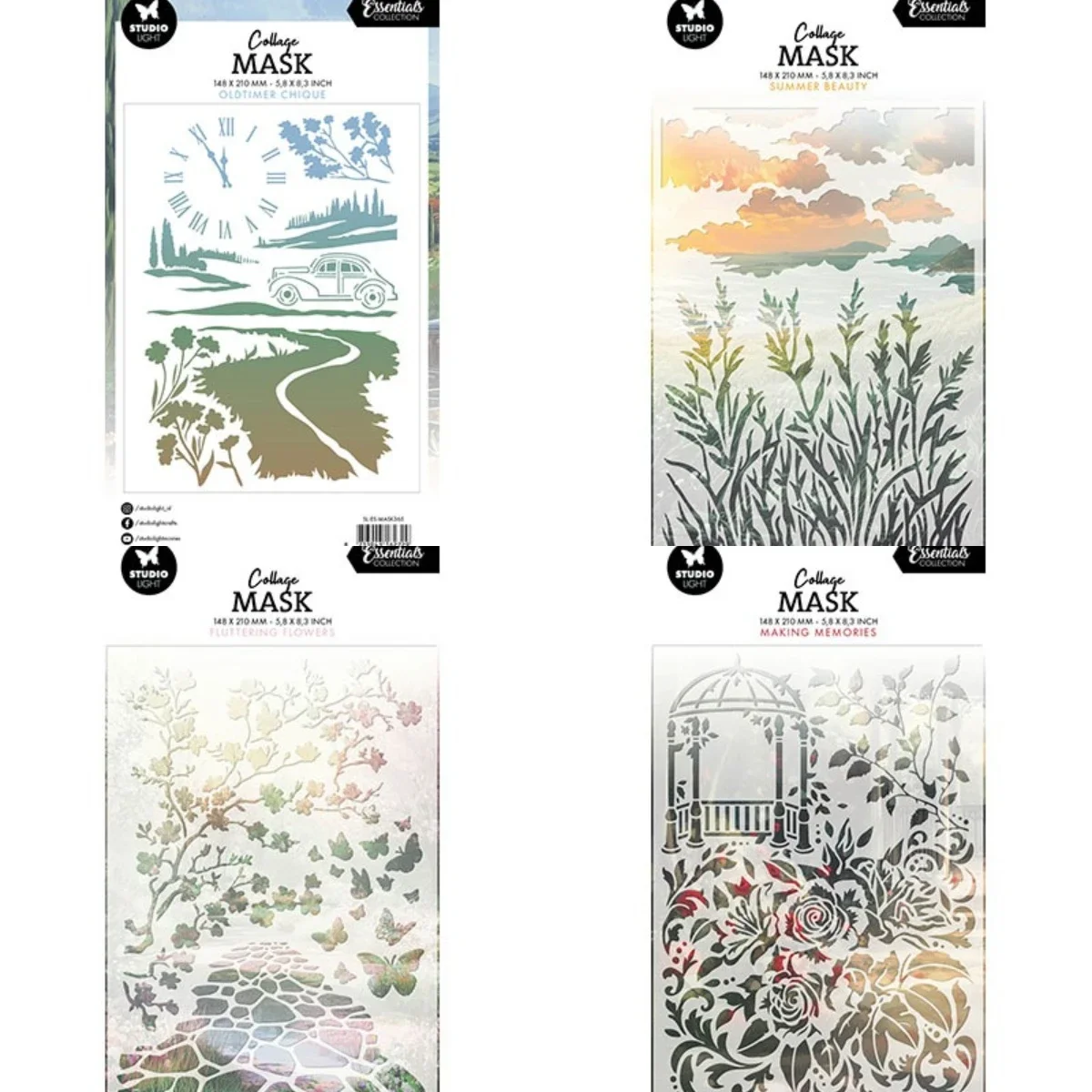 Pavilion Scenery Weeds Metal Cutting Dies Scrapbook Diary Decoration Stencil Embossing Template DIY Greeting Card Handmade 2025