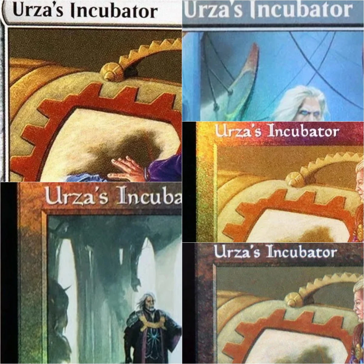 

”Urza's Incubator” High Quality TCG Cards Game Black Proxy Playing Cards Gathering Board Game Trading Cards