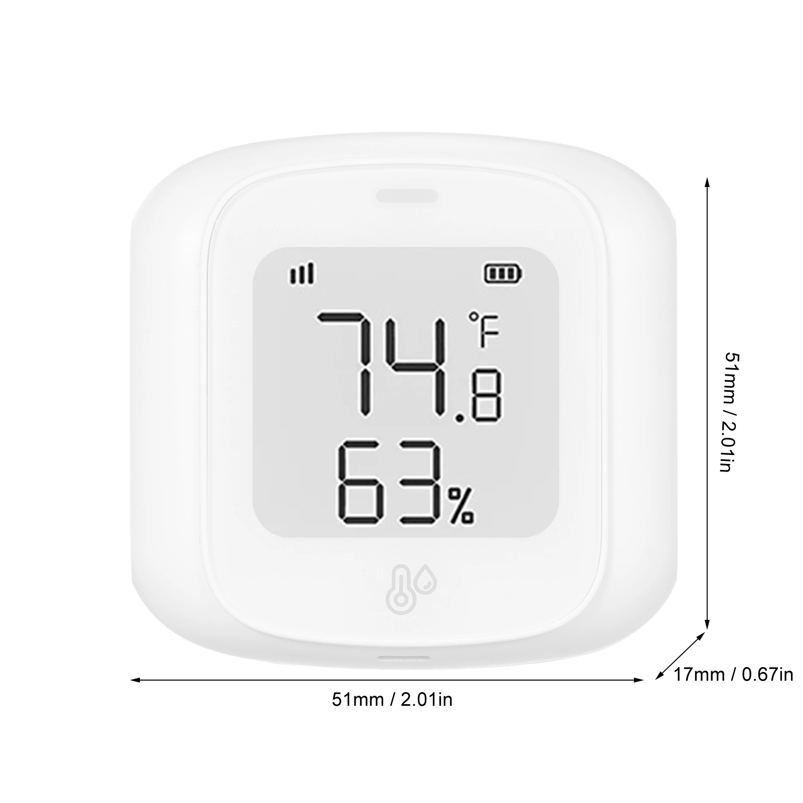 واي فاي، درجة الحرارة والرطوبة، مستشعر الرطوبة الذكي، مقياس الحرارة الداخلي ومقياس الرطوبة المتوافق مع Alexa home #2