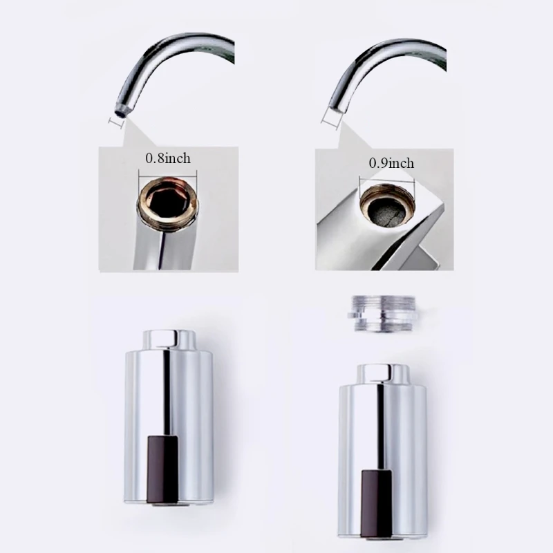 Per adattatore per sensore a infrarossi per rubinetto Touchless, adattatore per ugello per rubinetti automatici per idrico