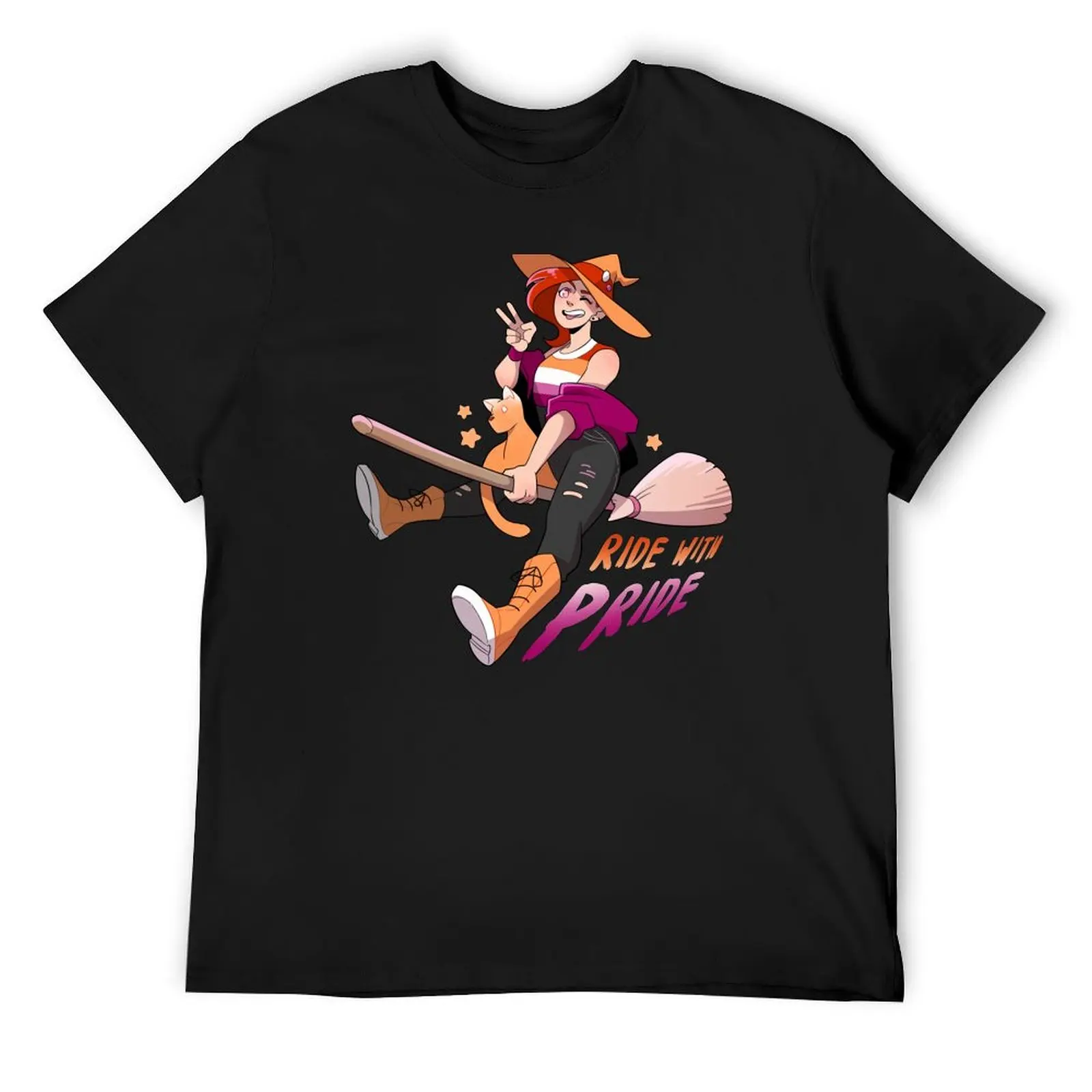 

Ride with Pride - Lesbian T-Shirt blacks shirts graphic tee cheap stuff Blouse mens fashion