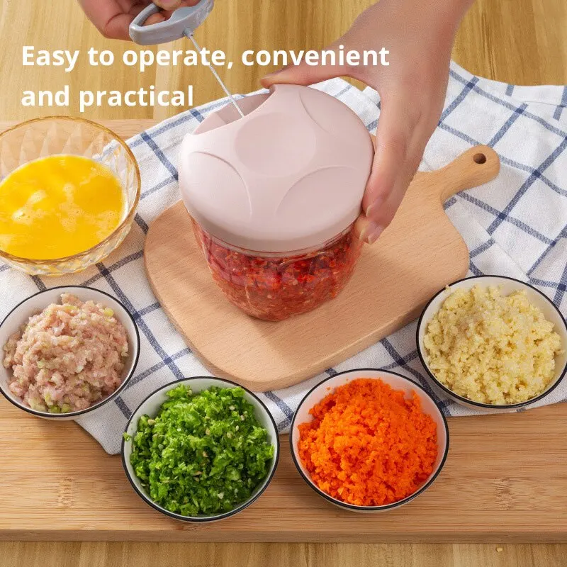 1Pc Pink Special for Kitchen Cooking Machine Multi-Function Hand Pull Garlic Press Garlic Masher Manual Crushing Garlics Device image 2