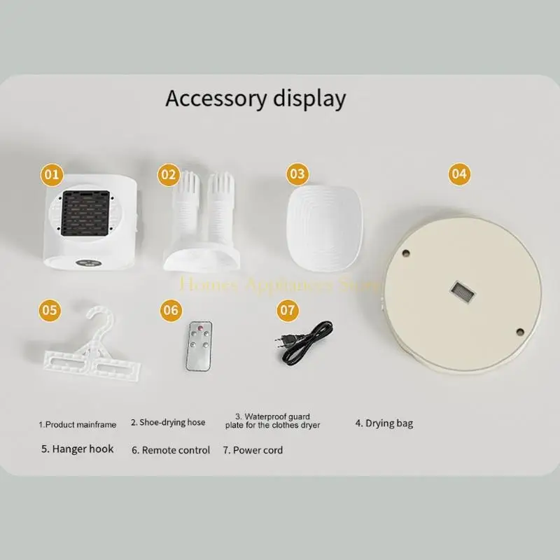 D0AB 220 فولت مجفف الملابس المحمولة مجفف قابل للطي للغسيل آلة تجفيف الملابس الكهربائية للسفر شقة التخييم المنزل