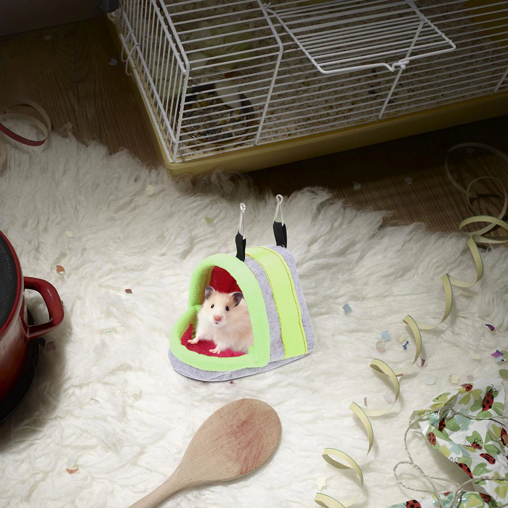 

Warm Hamster Nest Soft Small Pet Resting Bed Comfortable Hamster House Suitable for Guinea Chinchilla Small Animal