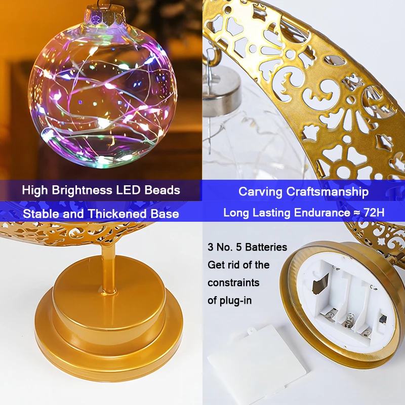 Galaxy Lamp Battery Powered Lamp Decoration For Bedroom Eye Protection Night Light Bedside Table Lamp Girlfriend Gift ﻿