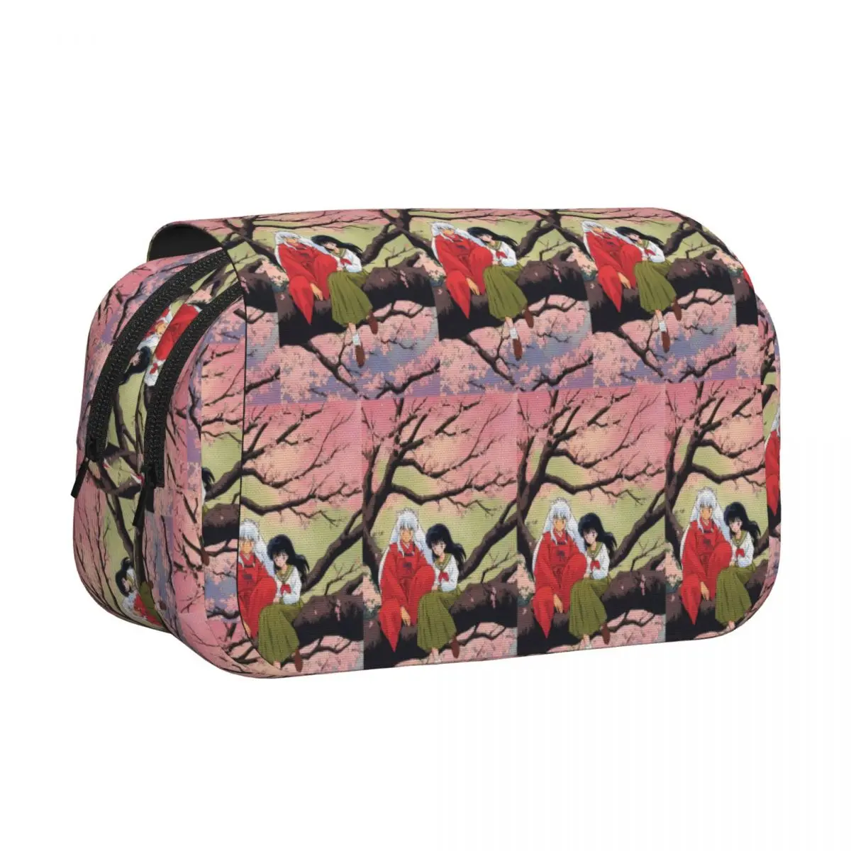 Manga Kimono Inuyasha Sesshomaru Pencil Case Pencil Pouch Hard Shell LeatherLarge Storage Pen Box Pencil Bag for Students School