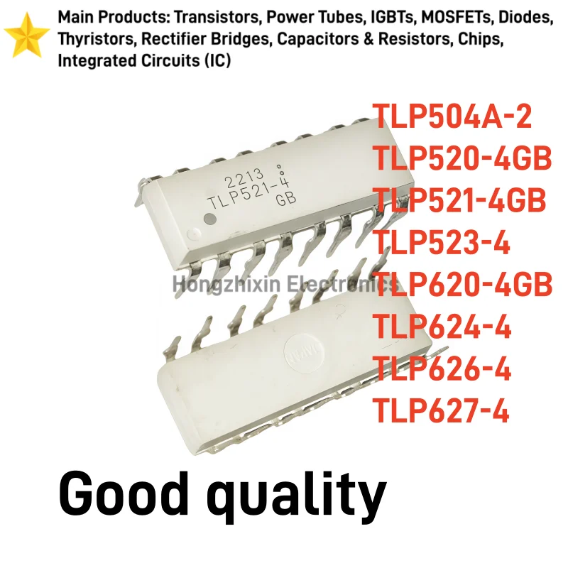 10PCS NEW White TLP504A-2 TLP520-4GB TLP521-4GB TLP523-4 TLP620-4GB TLP624-4 TLP626-4 TLP627-4 Direct insertion optocoupler