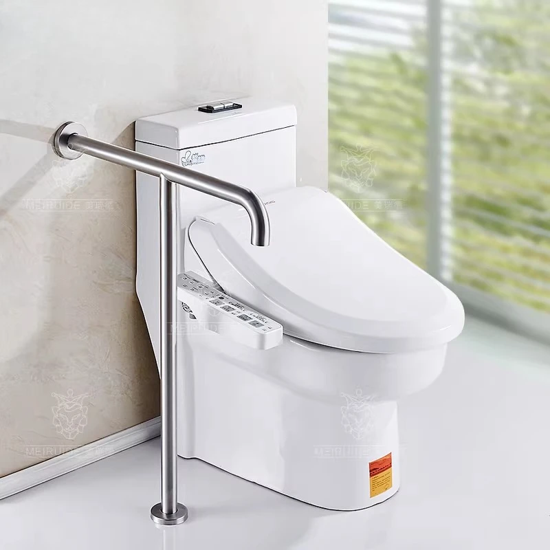 70cm Height Handicap Grab Bars for Bathroom Toilet Safety Rails Handrail Stainless Steel Hand Support Rail for Seniors Elderly