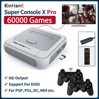 Super Console X Pro S905X HD WiFi Output Mini TV Video Game Player For MAME/ARCADE/DC Games Dual System Built-in 117000+ Games