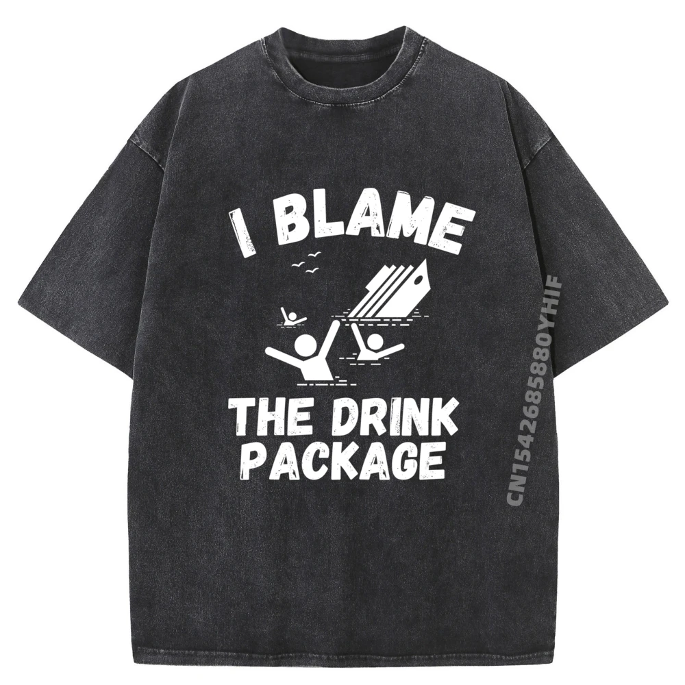 

Забавный круизный корабль для мужчин, круизинг для мужчин, посылка для напитков, роскошная футболка, мужская рубашка высокого качества, потертая рубашка большого размера