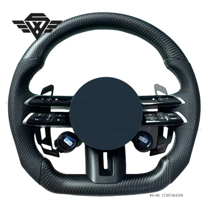 Superior  Customized Matte Carbon Fiber Steering Wheel Suitable for Mercedes Benz W223 W204 W205 809 AMG  E Class Assembly